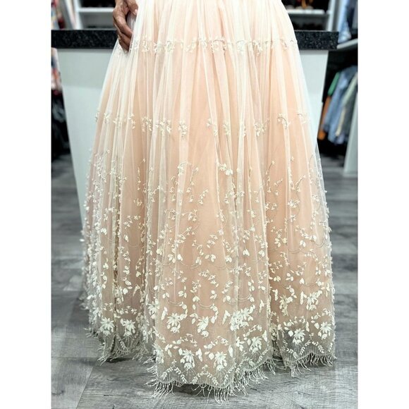 Soucy for Lara Helene Blush Formal Strapless Ball Gown $995 - Picture 5 of 12